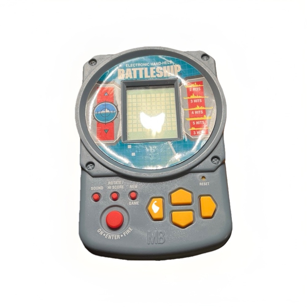 Battleship Milton Bradley 1995 Vintage Electronic Handheld Video Game ~ Works